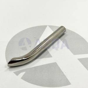 Tubo Receptor Curvo en Ángulo de 45 Grados de Acero Inoxidable de 77 mm, Herramienta Profesional Reutilizable para Perforaciones Corporales - Product Image 3