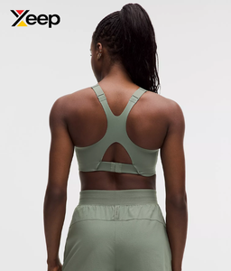 เสื้อชั้นในกีฬาโยคะคุณภาพสูงสำหรับผู้หญิง XEEP รุ่น XC-SB-163 แบบเรียบง่าย ระบายอากาศได้ดี สายปรับได้ แผ่นรองถอดออกได้ รองรับได้ดี - Product Image 2