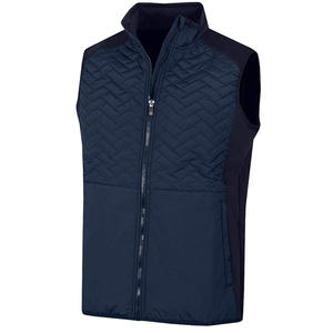 Chaleco de Algodón Cálido de Invierno para Hombre con Logotipo Personalizado OEM, Chaleco Informal Impermeable con Relleno de Plumón, Chaleco Sólido Personalizado para Hombre - Product Image 3