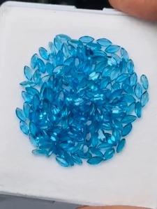 Lote de piedras preciosas de apatita neón natural excepcionales, talla Marquise, calidad AAA, con un brillo superior y un color agradable, corte perfecto. - Product Image 6