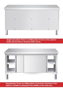 Прямая Продажа с фабрики коммерческих кухонных столешниц из нержавеющей стали Рабочий стол из нержавеющей стали - Product Image 3