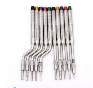 Kit de 10 Piezas de Instrumentos Osteótomos para Implantes Dentales, Elevador de Seno Mandibular, Herramienta con Puntas Cóncavas, Dispositivo de Elevación de Seno, Set de Implantes - Product Image 1