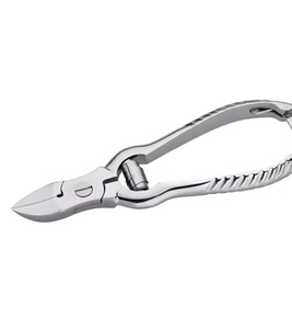 Juego de manicura profesional de acero inoxidable con corte curvo y apertura de mandíbula ancha para cortaúñas, empujador de cutículas y cortaúñas para uñas encarnadas. - Product Image 4