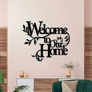 CIFbuy Decorazione Rustica per la Casa, Arte Murale in Ferro Stile Fattoria Vintage, Impermeabile e Durevole - La Vita Inizia, l'Amore Non Finisce Mai, per Hotel - Product Image 1