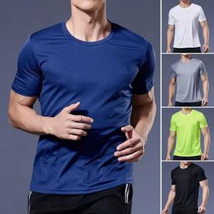Camiseta Deportiva de Manga Corta para Hombre, de Secado Rápido, Cuello Redondo, Absorbe la Humedad, para Gimnasio, Running, Entrenamiento, Ejercicio, Ligera - Product Image 2