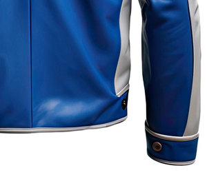 Premium Quality Leather Jacket for Men 100% Original <b>Cow</b> Hide Leather Embroidery Windproof Waterproof Heated Moto Biker Front - Product Image 3