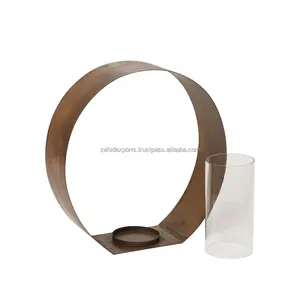 Handmade Brass <b>Candle</b> Holder for Wedding and Dining Decor home decor lantern Luxury <b>gold</b>-accented made by Zahid exports in India - Product Image 2