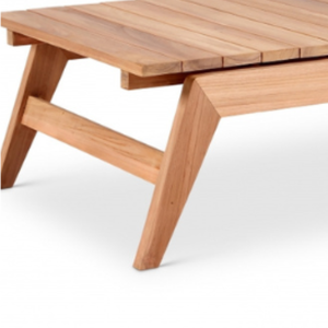 Mesa de Centro Plegable para Exteriores, Moderna, con Estructura de Madera de Teca, para Decoración de Muebles de Restaurante - Product Image 6