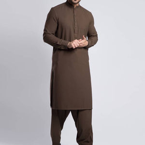 Shalwar Kameez Pakistaní para Hombre, Color Sólido, Transpirable, Personalizado al por Mayor, Kameez Salwar Hecho a Medida de Alta Calidad 2025 para Hombres - Product Image 4