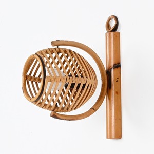 Beautiful Modern Rattan Wall-mounted <b>Sconce</b> <b>Light</b> Indoor Wicker Lamps Willow Wall Lampshade for Bedroom Decor - Product Image 2