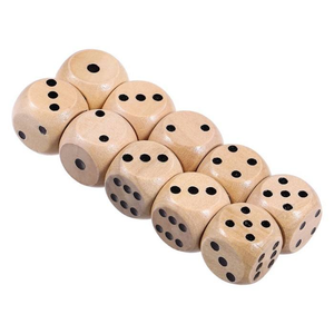 Dados de Madera de Alta Calidad con Esquinas Redondeadas para Juegos de Beber, Venta al Por Mayor - Product Image 5