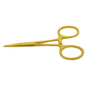 คีมหนีบยึดเส้นเลือดแบบตรง พรีเมียม รุ่น Mosquito Forceps ด้ามจับสีทอง ขนาด 3.5 นิ้ว  วัสดุสแตนเลส สำหรับการผ่าตัดทั่วไป - Product Image 5