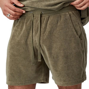 Pantalones Cortos Deportivos Personalizados de Felpa de 350 g/m² para Hombre, Diseño Moderno de Alta Calidad, Estilo Deportivo a la Moda, con Cordón Ajustable, de Algodón, Únicos - Product Image 1