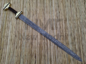 ด้ามจับสลักลายดอกกุหลาบทำด้วยมือและ NMT-2532ดาบสัญลักษณ์ของดาบ - Product Image 2