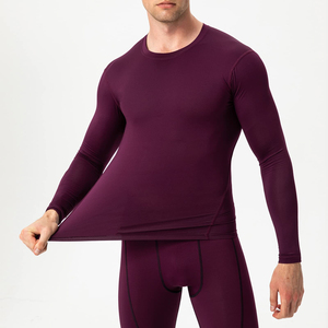 Prix de gros usine Ensemble de survêtement de compression pour hommes, sur mesure, pour fitness, entraînement, athlétisme et course à pied - Product Image 5