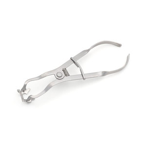 Pinzas de Aislamiento Dental de Caucho Marfil de Calidad Premium, Acero Inoxidable Alemán, Instrumento Manual Autoclavable y Resistente a la Corrosión - Product Image 1