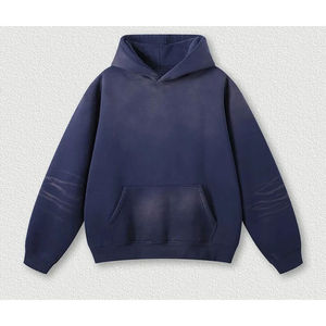 Dernier design, survêtement de sport de haute qualité, couleur unie, effet délavé, ensemble deux pièces, survêtement décontracté pour homme - Product Image 6