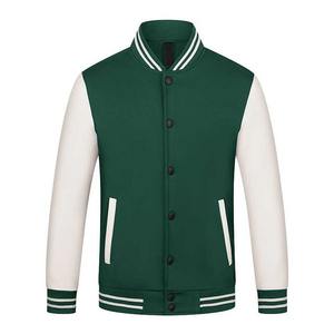 Veste de baseball universitaire personnalisée de qualité supérieure pour adultes et jeunes, col montant, motif hivernal, design à lettres - Product Image 5