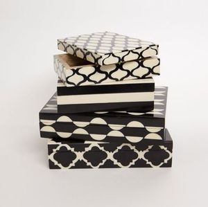 Customized Design Artificial Love Resin MDF Inlay Jewelry Gift <b>Box</b> Luxury High Organizer <b>Box</b> with Lid Handmade Storage <b>Box</b> - Product Image 4