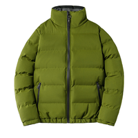 Vestes matelassées unisexes légères et isolées pour l'hiver, résistantes à l'eau, couleur et taille personnalisées, fabrication sur mesure, fourniture d'usine