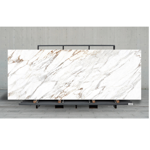 Paneles de Piedra Sinterizada de Gran Formato, Imitación Mármol, Porcelana, para Paredes, Calacatta Gold - Product Image 4