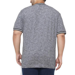 T-shirt surdimensionné pour homme avec logo personnalisé imprimé en sérigraphie, 100% coton/tissu peigné, manches courtes, options de couleur et de taille personnalisées - Product Image 3