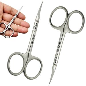 Ciseaux à ongles en acier inoxydable de qualité supérieure, 3,75 pouces, ciseaux à cuticules professionnels pour manucure, pédicure, soin des ongles - Product Image 6