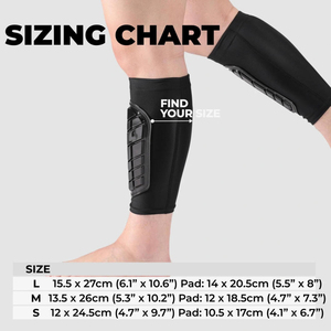 Protège-tibias de football rembourrés avec manchons de compression pour hommes, femmes et jeunes - Product Image 5