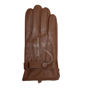 Gants de sport en cuir unis, écologiques, légers, respirants, compatibles écran tactile, qualité supérieure, tendance, nouvelle collection quatre saisons - Product Image 2