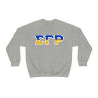 Sweat-shirt à col rond bicolore avec lettres Sigma Gamma Rho, pull en molleton de la sororité grecque, vêtement décontracté personnalisé pour le collège et le streetwear