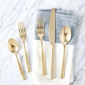 Ensemble de couverts en acier inoxydable et argent de haute qualité, nouveau design, ensemble de couverts de luxe au look royal pour les mariages au restaurant - Product Image 5