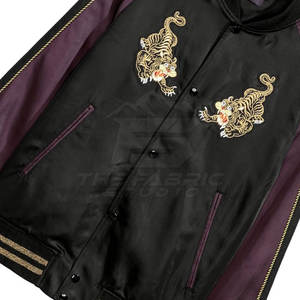 Chaqueta Sukajan de Moda Urbana Moderna, Bordado Premium, Forro Interior Suave y Transpirable, Estilo Cómodo - Product Image 6