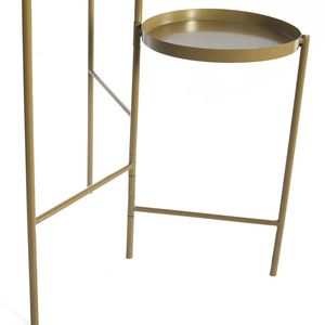 Accessoire de décoration pour porte-plante en métal doré à trois niveaux - Product Image 5