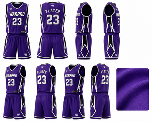 Colección de Camisetas de Baloncesto Modernas WARPRO, Uniforme de Equipo de Alto Rendimiento, Ropa de Baloncesto para Competición, Sublimada - Product Image 6