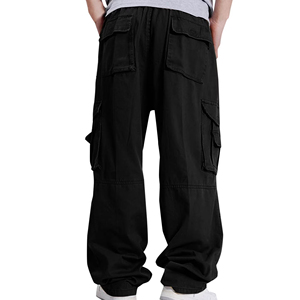 Pantalon cargo pour homme à marque privée, coupe décontractée, multi-poches, style streetwear, fabrication sur mesure, vente en gros, OEM, ODM - Product Image 2