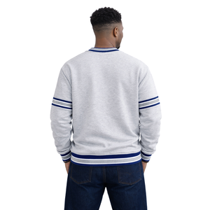 Phi Beta Sigma <b>Grey</b> Chenille Crewneck <b>Sweatshirt</b> Greek Fraternity Apparel with Classic Chenille Design Premium Comfort and Style - Product Image 2