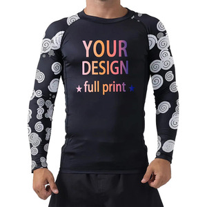 Men’s Long Sleeve <b>Compression</b> Rash Guard for Swimming and Surfing - Product Image 5