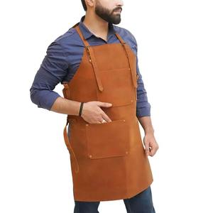 Premium Quality Heavy Duty Industrial Safety <b>Work</b> Resistant Cow Split Leather Welding <b>Apron</b> for Body and Clothing Protection - Product Image 4