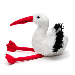 Peluche de Cigüeña Realista, Juguete de Animal Salvaje Suave con Patas Largas, Regalos de Peluches de Aves para Niños y Niñas, Juguete de Peluche de Cigüeña Esponjosa - Product Image 4