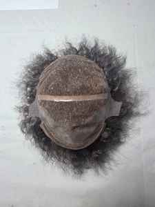 Peluca Completa de Cabello Humano 100% Natural con Cabello Rizado Indio Remy - Product Image 5