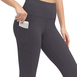 Vêtements de sport sur mesure, service OEM, leggings de yoga, vêtements de gym, taille élastique, prix bas, leggings de yoga pour femmes - Product Image 6