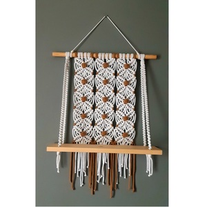 Meilleures ventes : Porte-plantes suspendu en macramé bohème, panier suspendu en corde de coton tressée pour plantes d'intérieur et d'extérieur - Product Image 1