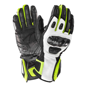 Gants de moto en cuir Pyrotect à écran tactile robustes pour la course sportive, en stock 2026 - Product Image 1
