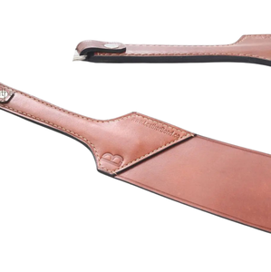 Pala de cuero auténtico de vaca con correa para la muñeca para un manejo seguro - Product Image 6