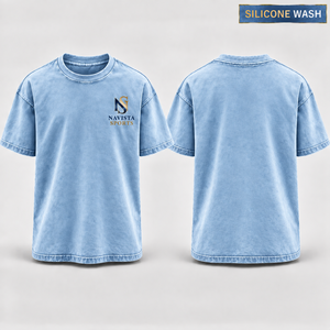 เสื้อยืด NAVISTA SPORTS ทรงปกติสำหรับผู้ชาย ผ้าฝ้าย 100% คอกลม สไตล์สตรีทแวร์ พิมพ์ลายด้วยเทคนิคซิลค์สกรีนด้านหน้า ล้างสีแบบแอซิด ระบายอากาศได้ดี ป้องกันรังสียูวี - Product Image 3