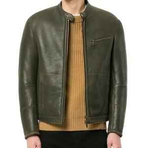 Chaquetas de Cuero para Hombre de Primera Calidad OEM, Precio al por Mayor, Nueva Llegada 2026, Chaqueta de Cuero para Hombre - Product Image 2