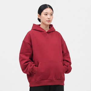 Sudadera con Capucha Oversize de Maternidad para Mujer, 100% Algodón Polar, Sudadera con Capucha para Lactancia con Hombros Caídos para Mujer - Product Image 1