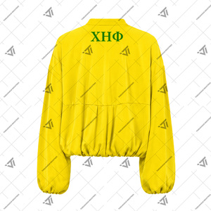 เสื้อเชิ้ตแขนพองปักลายสไตล์กรีกชิเอต้าฟีเสื้อโอเวอร์ไซส์สำหรับผู้หญิง - Product Image 2