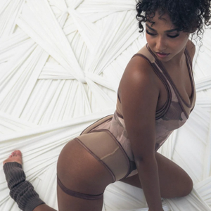 Combinaison de fitness professionnelle pour femmes, lavable, respirante, extensible, slim, pour pole dance, confortable - Product Image 3