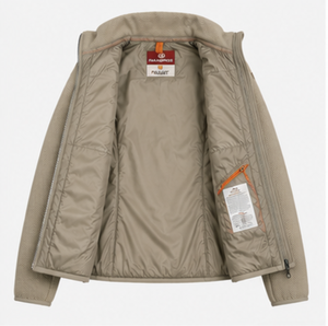 Women's Lightweight Quilted Puffer Jacket Hybrid Knit Sleeve Full Zip Stand Collar Outdoor Casual <b>Winter</b> <b>Coat</b> Slim Fit Insulated - Product Image 5